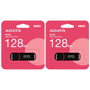 u2{Zbgv USB 128GB 5Nۏ USB3.2 Gen1 A-DATA AUV150-128G-RBK Lbv USB3.0 USB