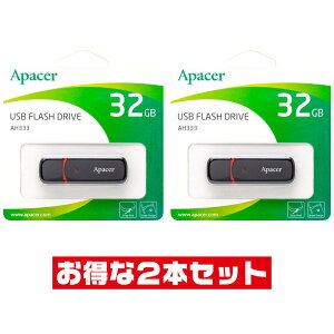 u2{Zbgv USB 32GB 5Nۏ Apacer AP32GAH333B-1 Lbv USB2.0 USB