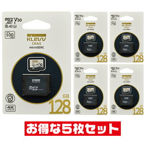 u5Zbgv microSDJ[h 128GB ivۏ K128GUSD6U3-CA SDA_v^t V30 A2 microSDXC }CNSD microSD