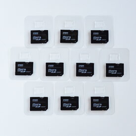 「10枚セット」microSD→SD変換アダプタ KLEVVブランド SDアダプタ アダプター