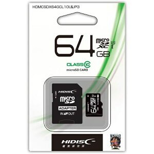 microSDJ[h 64GB P[Xt HDMCSDX64GCL10UIJP3 microSDXC }CNSD microSD
