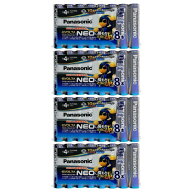 単4形 32本 エボルタNEO パナソニック アルカリ乾電池 LR03NJ/8SW x4点 Panasonic EVOLTA NEO 単4 電池 …