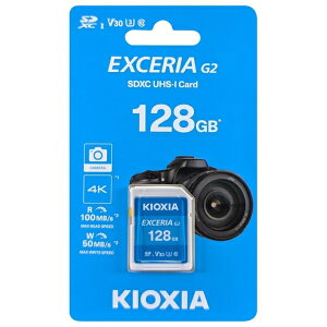 SDXCJ[h 128GB  LINVA LNEX2L128GG4 EXCERIA G2 V30 CLASS10 UHS-I U3 4K