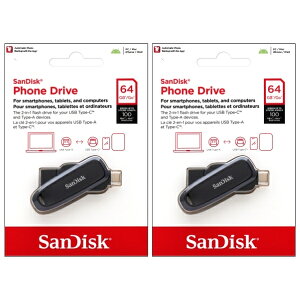 u2{Zbgv USB Type-C Type-A 2in1 64GB SDDDC6-064G-G46 TfBXN SANDISK USB