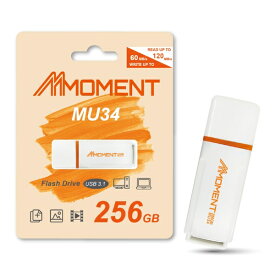 USBメモリ 256GB 5年保証 USB3.1 台湾製 MMOMENT MU34 256GB USB3.0