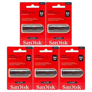 5{Zbg USB 64GB XCh TfBXN Cruzer Glide SDCZ600-064G-G35 USB3.0 USB