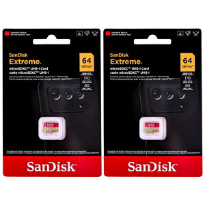 u2Zbgv microSDJ[h 64GB TfBXN SDSQXAH-064G-GN6MN UHS-I U3 A2 V30 SanDisk Extreme microSD microSDXC }CNSD