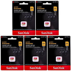 u5Zbgv microSDJ[h 64GB TfBXN SDSQXAH-064G-GN6MN UHS-I U3 A2 V30 SanDisk Extreme }CNSD