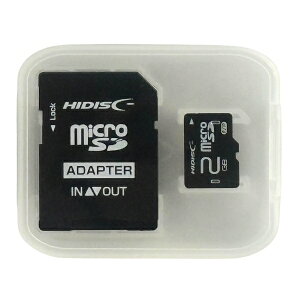 �����i�I2GB microSD�J�[�h R-HDMCSD2GCLJP3 SD�A�_�v�^���~�j�P�[�X�t��