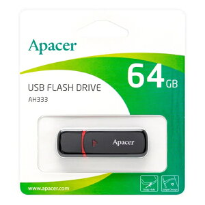 USB������ 64GB 5�N�ۏ� Apacer AP64GAH333B-1 �L���b�v�� USB2.0 USB