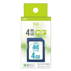 SD�J�[�h 4GB L-B4SDH6 LAZOS SDHC�J�[�h �G�X�f�B�[