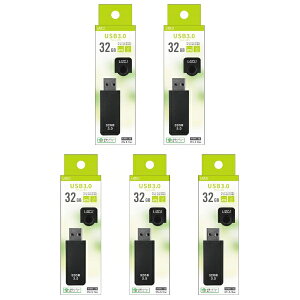 �u5�{�Z�b�g�v USB������ USB3.1 32GB �i���L���b�v�� L-US32-CPB LAZOS USB3.0