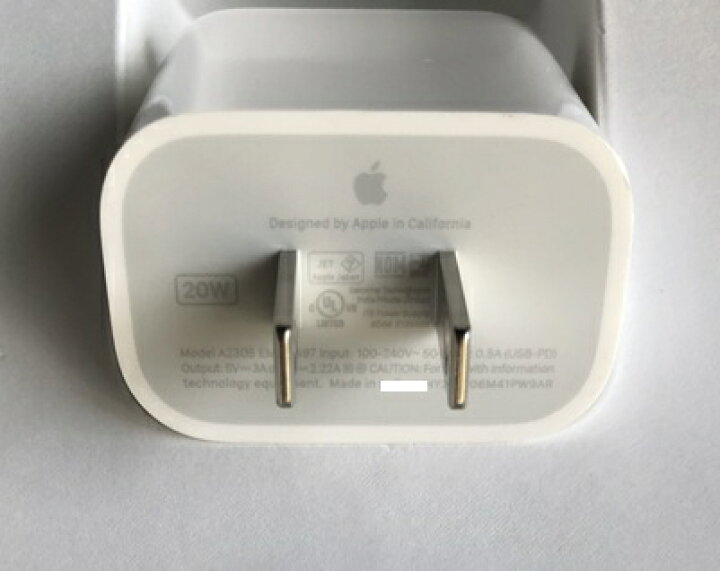楽天市場】【中古】優良 Apple アップル 純正 20W USB-C 電源アダプタ 