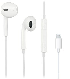 【新品】未使用 Apple アップル 純正 Lightning イヤホン iPhone iPad iPod touch対応 Apple EarPods with Lightning Connector ライトニング 有線イヤホン 通話マイク付 アイフォン インナーイヤー iPhone7 8 Plus iPhoneX XR XS Max 同梱品 iPhone11 12 13 14 SE2 SE3対応