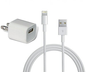 【新品】未使用 Apple(アップル)正規品 iPhone純正AC充電器アダプター5V+USBライトニングケーブル 純正品Lightningケーブル(1m)2点セット品(MD810LL/A A1385 MD818ZM/A同等品)数量限定・最短発送