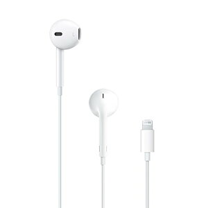 【中古】ほぼ新品 Apple(アップル)純正Lightningイヤホン iPad iPhone iPod対応Lightningインナーイヤー型 Apple EarPods with Lightning Connector(ホワイト)個数限定