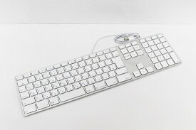 【中古】Apple 純正 USBキーボード Keyboard テンキー付き JIS MB110J/A 日本語 配列 A1243