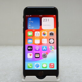 【中古 Bランク】Apple iPhone SE (第2世代) ブラック 64GB MHGP3J/A SIMロックなし iOS18.2 スマートフォン SIMフリー iPhoneSE2