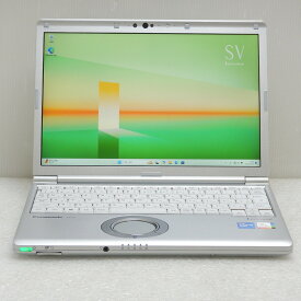 【中古 Aランク】Panasonic Let's note SV1 vPro対応 CF-SV1S15KS Core i7 1185G7 メモリ16GB SSD512GB 12.1インチ（1920×1200）Windows11 Pro 顔認証 パナソニック ノートパソコン