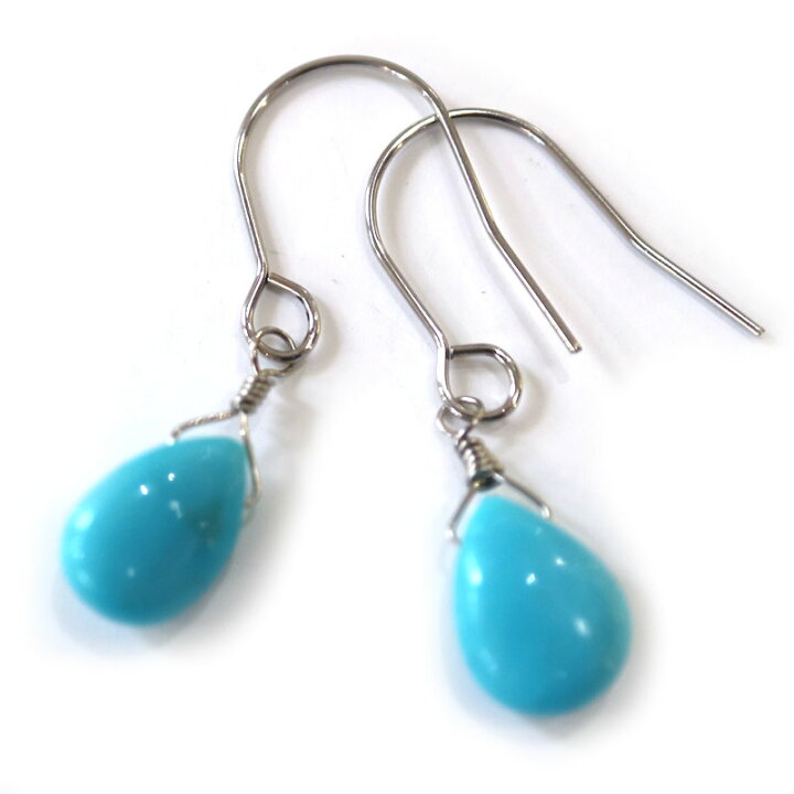 楽天市場】スリーピングビューティー ターコイズ ピアス アレルギー  