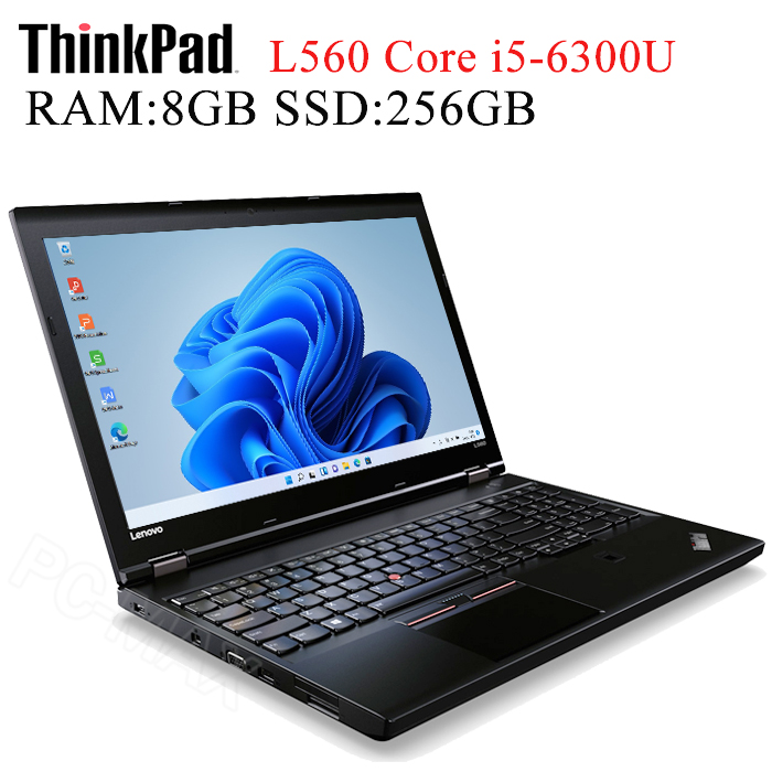 【10キー付】Lenovo ThinkPad L560 Core-i5 メモリ 8GB SSD 256GB 正規版Office付き 第6世代  Windows10/11 Pro 64Bit（選択可能） Wifi Win11 Win10 Windows10 Windows11 中古パソコン 