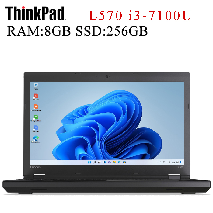 Lenovo ThinkPad L570 メモリ 8GB SSD 256GB 第7世代Core-i3 正規版Office付き 10キー付 Wifi USB3.0 win11 Windows11 Pro 64Bit Windows10 Pro 64Bit 中古パソコン ノートパソコン ノートPC レノボ