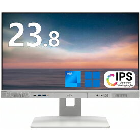 富士通 FMV K5010 AIO 23.8インチ 第10世代 Core i5 メモリ16GB Nvme M.2 SSD 512GB Office付き Webカメラ WiFi Windows11 中古一体型