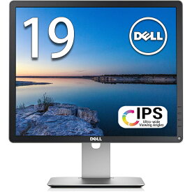 Dell 19インチLED液晶モニタ P1914S 1280x1024 スクエア IPSパネル USBハブ 高さ調整【中古】ディスプレイ