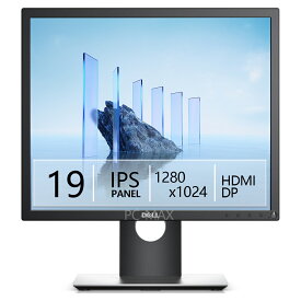 Dell モニター 19インチ P1917S IPSパネル 1280x1024 スクエア HDMI USBハブ 高さ調整 中古ディスプレイ