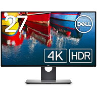 Dell フレームレス 27インチ モニター U2718Q IPSパネル 3840x2160 4K HDMI 画面回転 高さ調整 中古ディ…