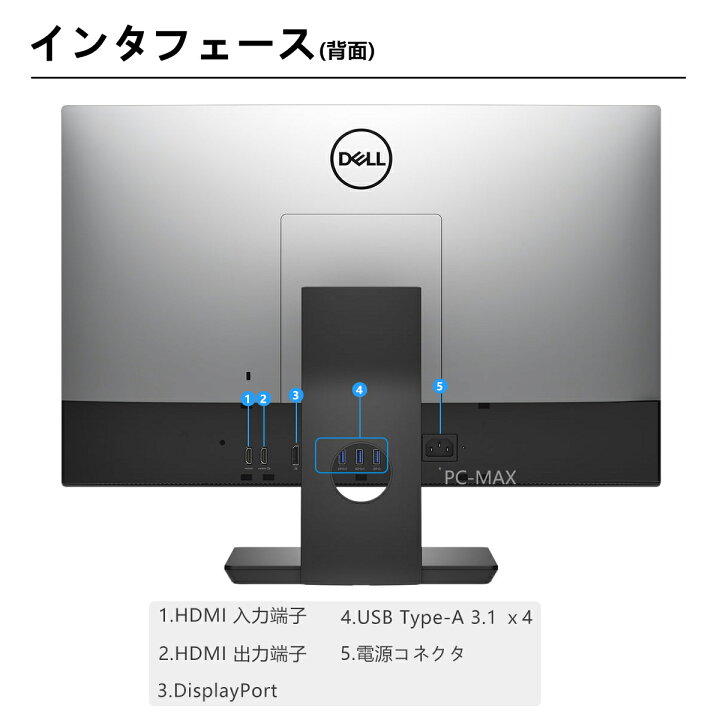 楽天市場】Dell OptiPlex 7460 AIO 23.8インチ 第8世代 Core i5 メモリ 