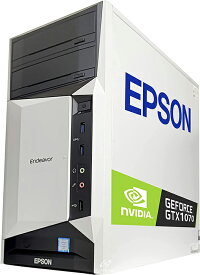 ゲーミングPC GTX 1070 EPSON デスクトップPC Endeavor MR8000 Core i7-6700 メモリ16GB SSD 256GB HDD 2TB Office付き【中古】パソコン