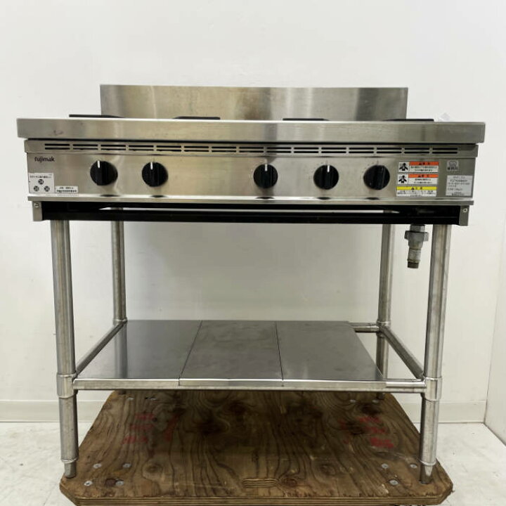 楽天市場】【中古】ガステーブル FGTNS096021 フジマック 2018年 3口 