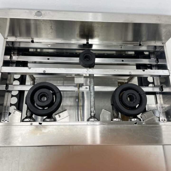 楽天市場】【中古】ガステーブル FGTNS096021 フジマック 2018年 3口 