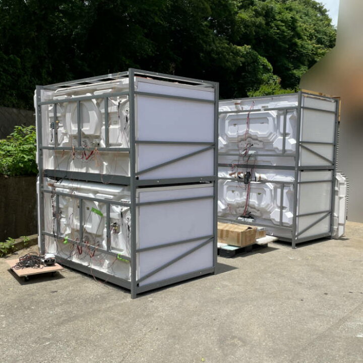 楽天市場】中古｜カプセルホテル 縦型2セット4ルーム 業務用 カプセル 