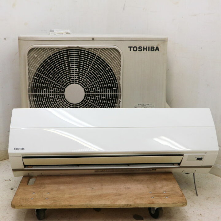 楽天市場】【中古】 壁掛けエアコン ROA-AP807H AIK-AP806H 東芝 3馬力 