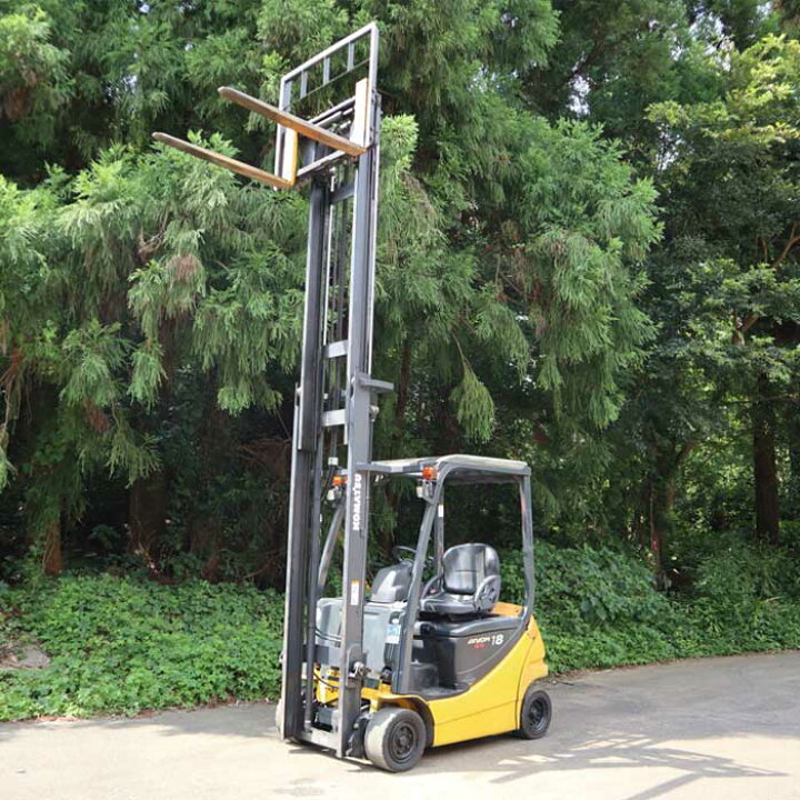 楽天市場】【送料無料】バッテリー式フォークリフト 1.5t FB18-12 