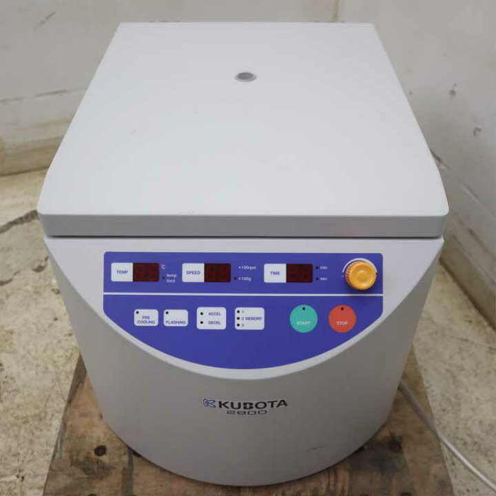 楽天市場】【送料無料】テーブルトップ 冷却遠心機 2800 クボタ 遠心 