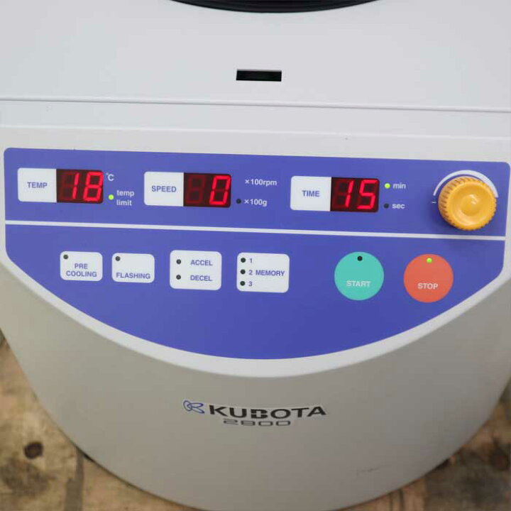 楽天市場】【送料無料】テーブルトップ 冷却遠心機 2800 クボタ 遠心 