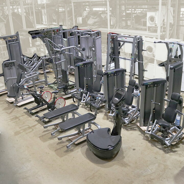 楽天市場 送料無料 トレーニング 機器 一式 ジム フィットネス エクササイズ 筋トレ 中古 ベンチ プーリー ハンマー ストレングス 見学 千葉 動産王 動産王