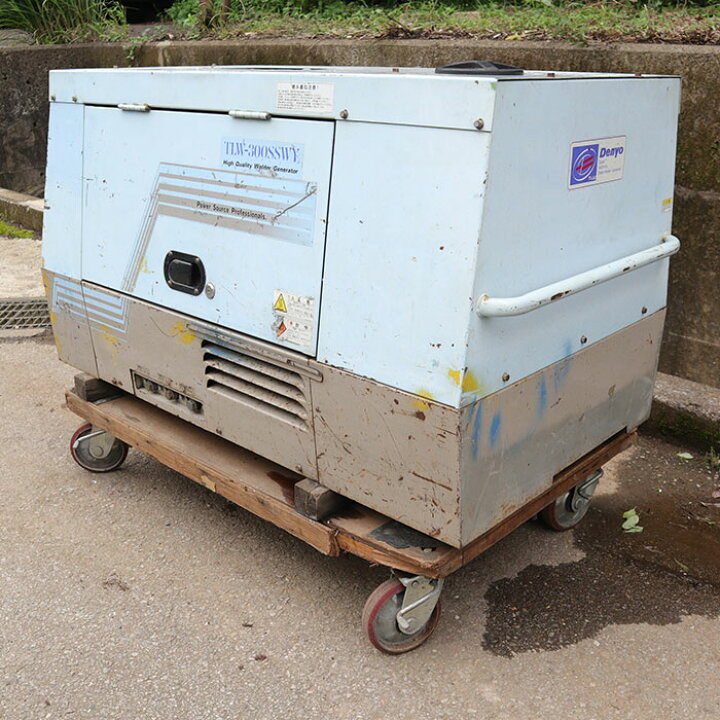 楽天市場】デンヨー ウェルダー 防音型 エンジン溶接 発電機 TLW 