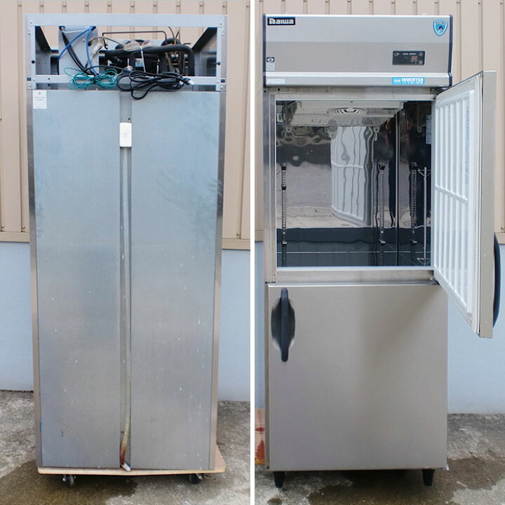 楽天市場】大和冷機 業務用縦型冷蔵庫 201YCD-EC 2枚扉 2ドア冷蔵庫 
