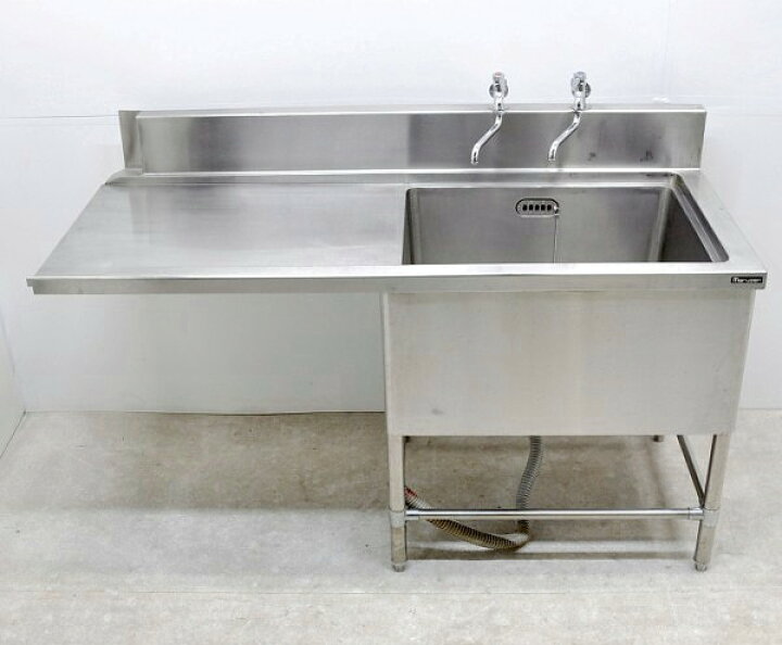 楽天市場】マルゼン 食器洗浄機用1槽ソイルドシンクW1500×D630×H960 
