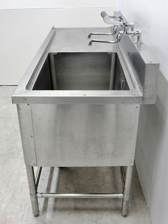 楽天市場】マルゼン 食器洗浄機用1槽ソイルドシンクW1500×D630×H960 