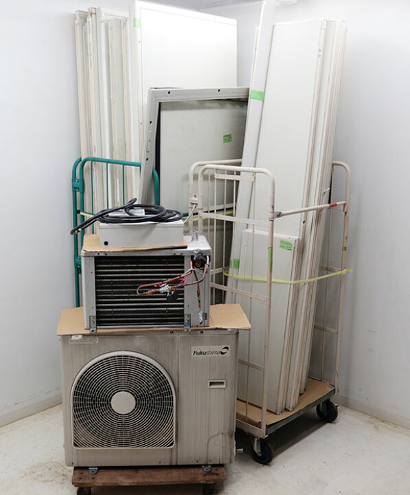 楽天市場】フクシマ プレハブ冷蔵庫 インバーター冷凍機 ACT-020VR2 