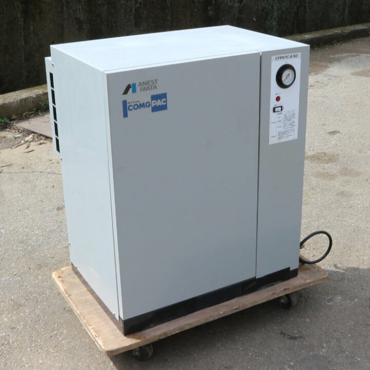 楽天市場】【中古】 業務用 コンプレッサー CFP07C-8.5D アネスト岩田 