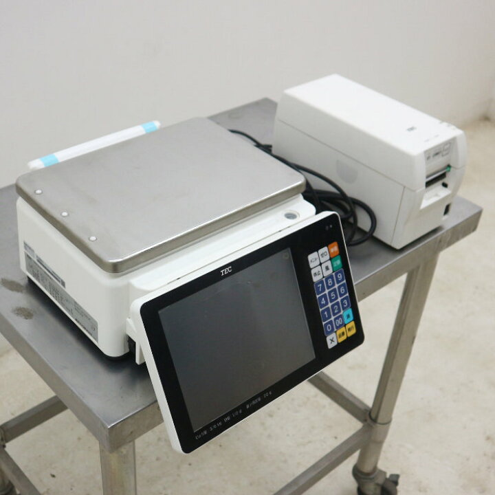 楽天市場】【中古】 はかり 対面料金はかり レジスター TEC SL-6300-R 
