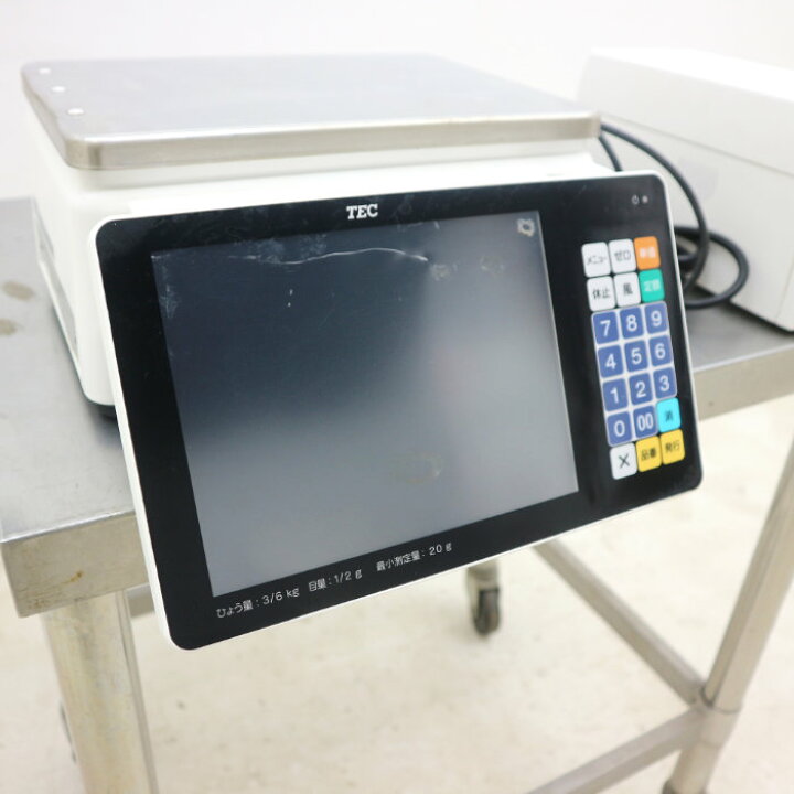 楽天市場】【中古】 はかり 対面料金はかり レジスター TEC SL-6300-R 