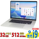 3K対応 16インチ 良品 Apple MacBook Pro A2141 グレー TouchBar / macOS 26 Tahoe / 第9世代Core i9-9980HK/ 32GB/ 爆速NVMe式512GB-SSD/ Radeon Pro 5300M/ カメラ/ 無線/ ゲーミングPC / 【中古ノートパソコン 中古パソコン 中古PC】税込送料無料 あす楽対応 即日発送