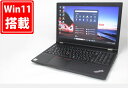 ゲーミングPC 充放電回数16回 中古美品 フルHD 15.6インチ Lenovo ThinkPad P15 Gen 1 Windows11 超高性能 第10世代Core i7-10750H 16GB 爆速NVMe式512GB-SSD NVIDIA Quadro T1000 カメラ 無線Wi-Fi6 Office付き Win11【中古ノートパソコン 中古パソコン 中古PC】送料無料